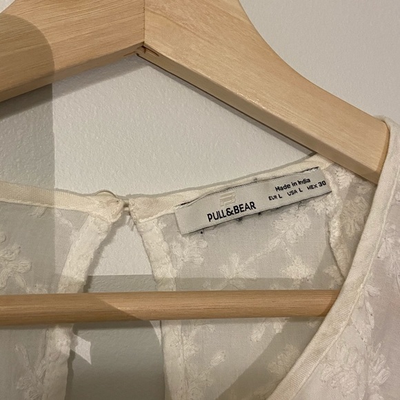 Pull&Bear white lacy mini dress - Picture 3 of 4